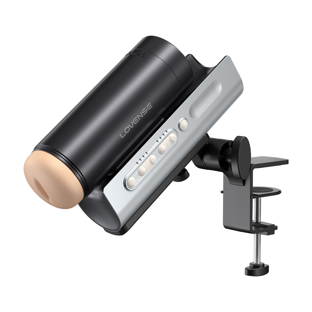 Solace Pro - App-gestuurde Automatische Mannelijke Stroker - Zwart