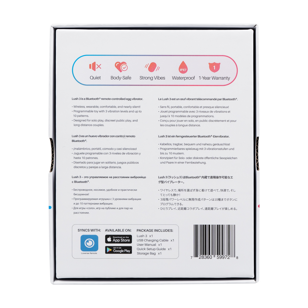 Lush 3 - Krachtige App-gestuurde Draagbare G-spot Ei Vibrator - Roze - Afbeelding 3