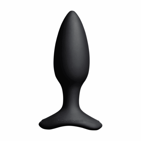 Hush 2 - App-bestuurde Vibrerende Buttplug - 1,5 / 3,8 cm - Zwart