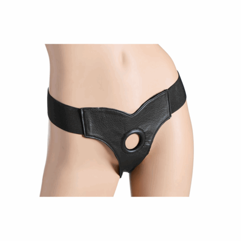 Bella - Verstelbare Velours Gevoerde Strap-On Dildo