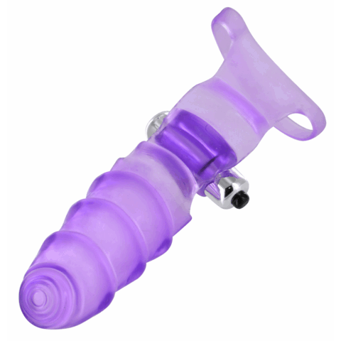 Dubbele Vinger Banger - Vibrerende G-Spot Handschoen