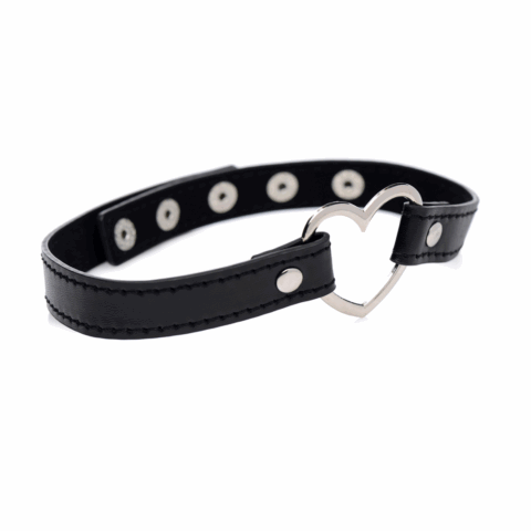 Donkere Hart - Chrome Heart Zwarte Choker