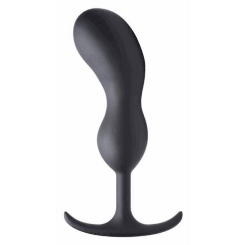 Premium Siliconen Geweighted Prostate Plug - Extra Groot