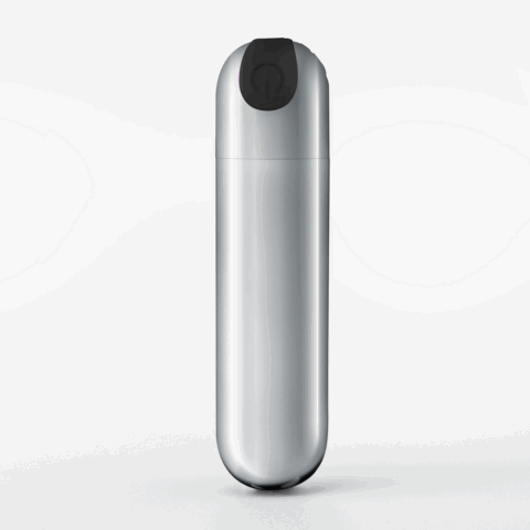 iMoan - Oplaadbare Vibrerende Bullet - Zilver