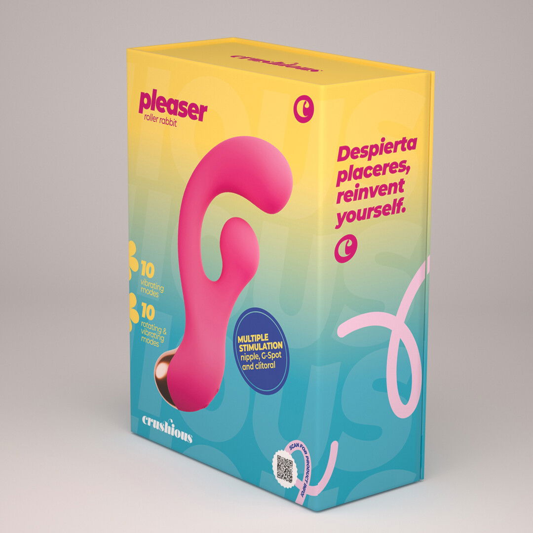 Pleaser - Vibrator met Draaistimulatie - Roze - Afbeelding 3