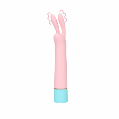 Mini Rabbit Vibrator met USB Oplader - Cherry Chiffon
