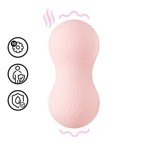Vibrerende en verwarmende massager - Roze