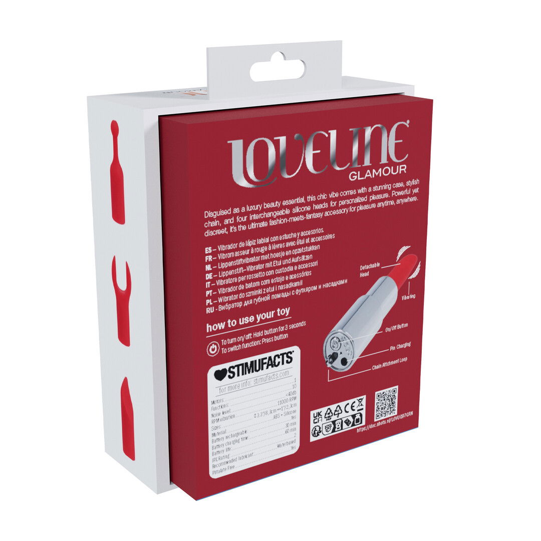 Candy - Lipstick Vibrator with 4 Attachments - Green - Afbeelding 3