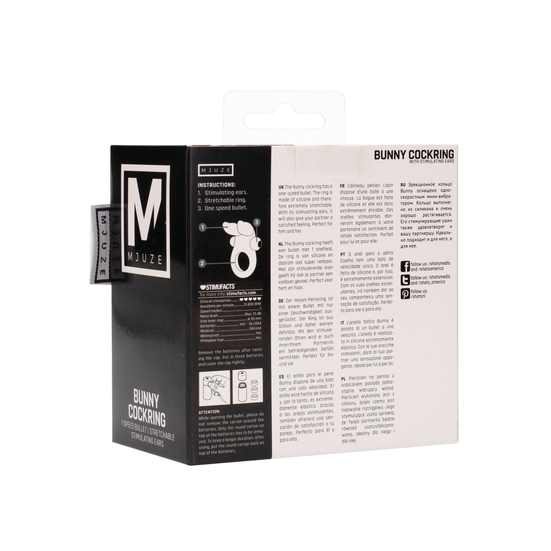 Bunny - Cockring met Stimulerende Oortjes - Afbeelding 3