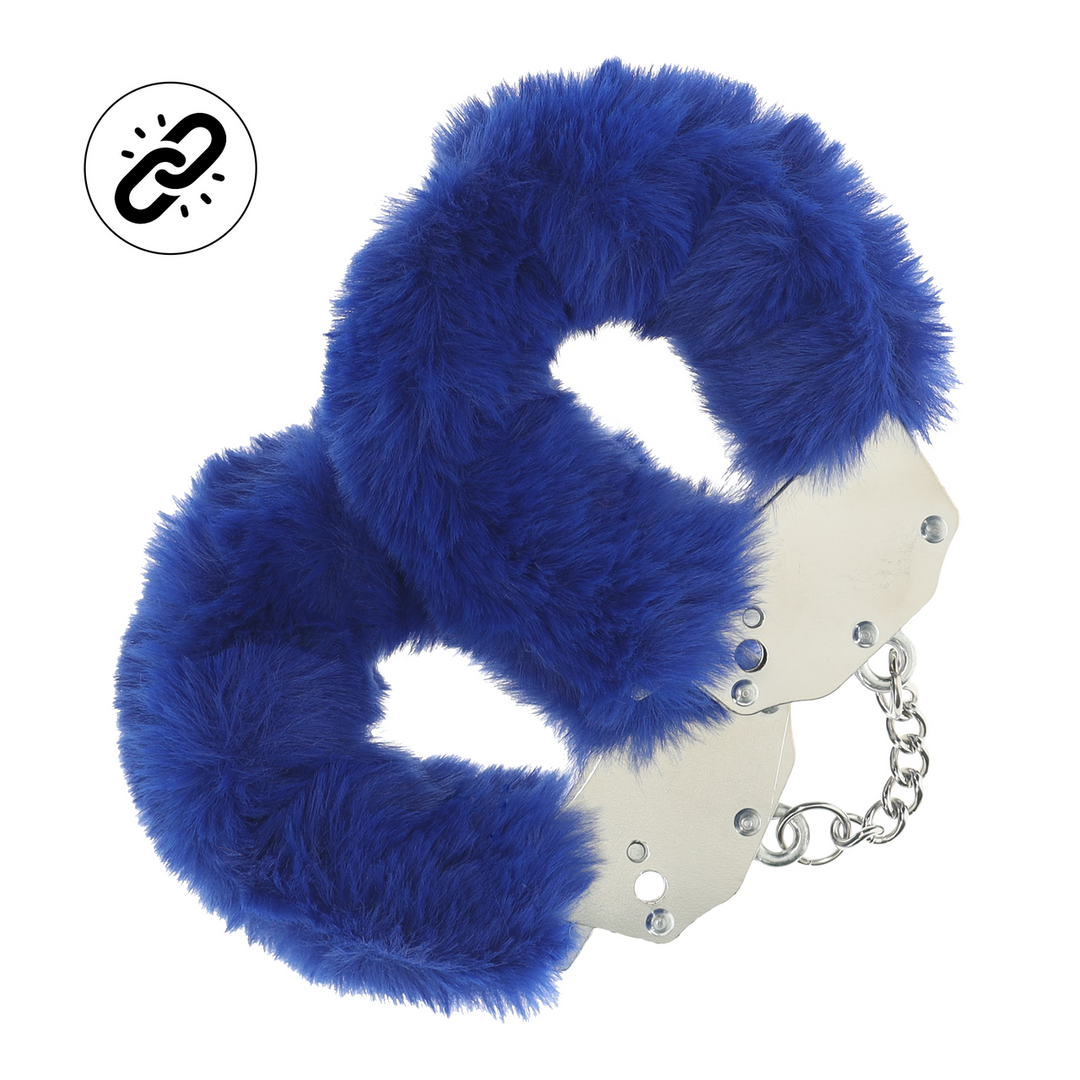 Zware Fluffy Handboeien - Marineblauw