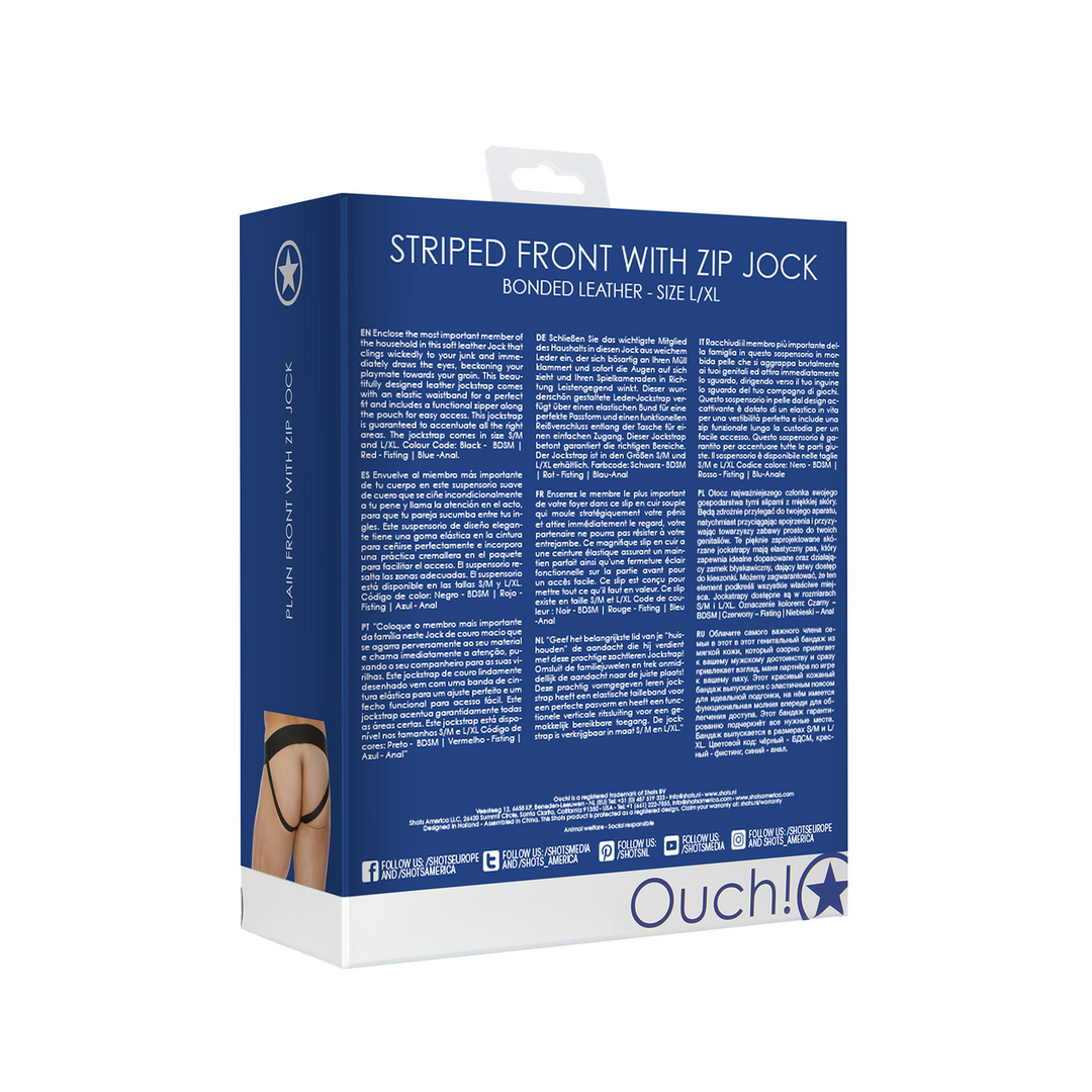 Effen Voorzijde Met Rits Jock - L/XL - Afbeelding 3