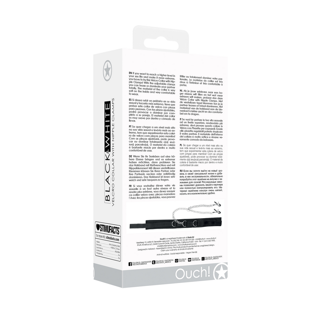 Velcro Kraag met Tepelklemmen - Afbeelding 3