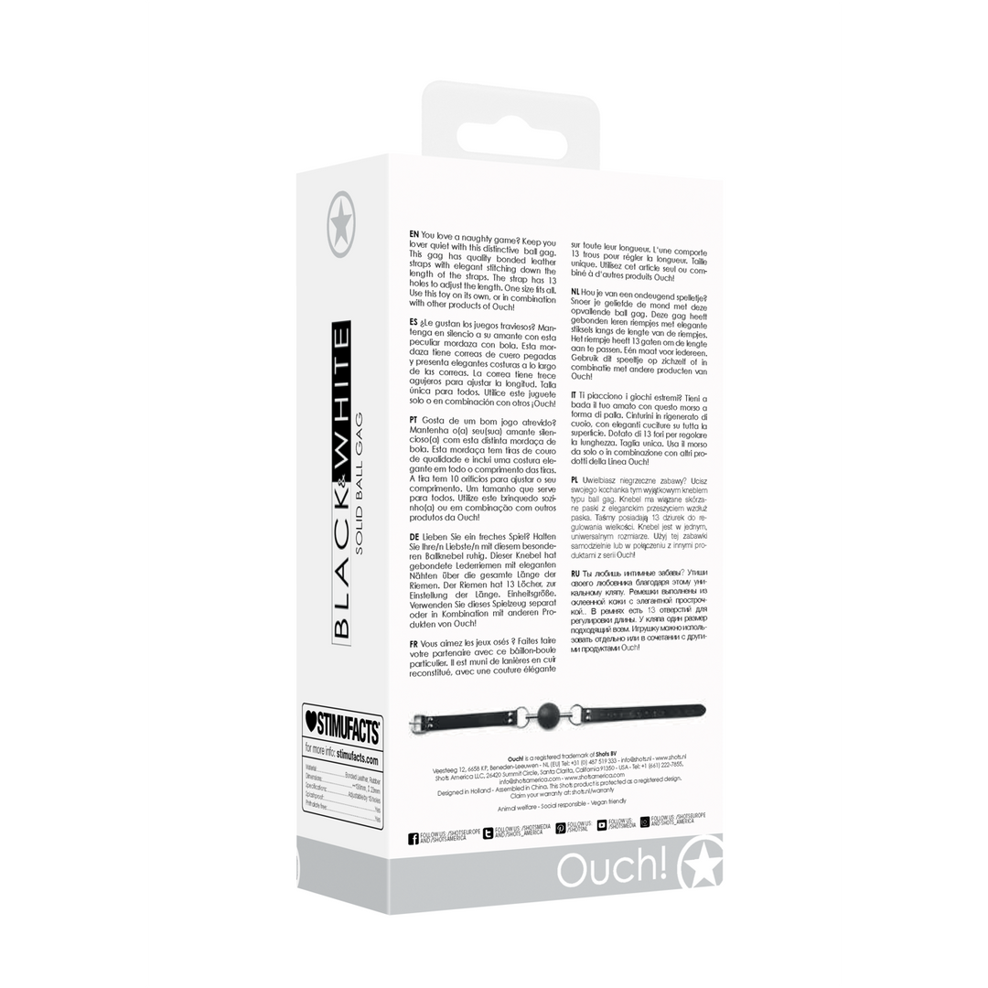 Massieve Ball Gag - Afbeelding 3