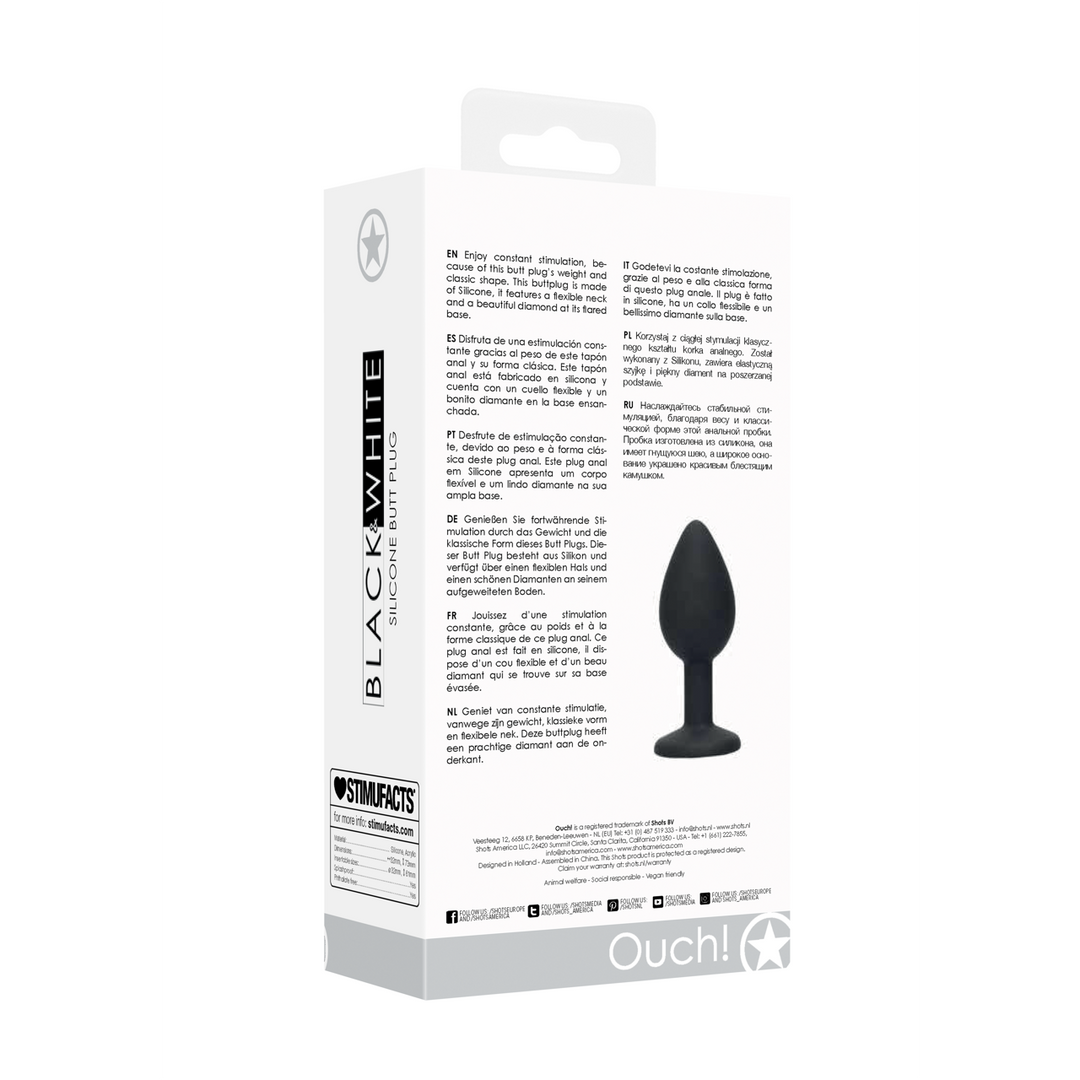 Siliconen Butt Plug met Verwijderbare Sieraden - Afbeelding 3