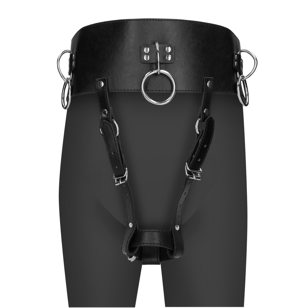 Riem met Vibrator Houder - Zwart