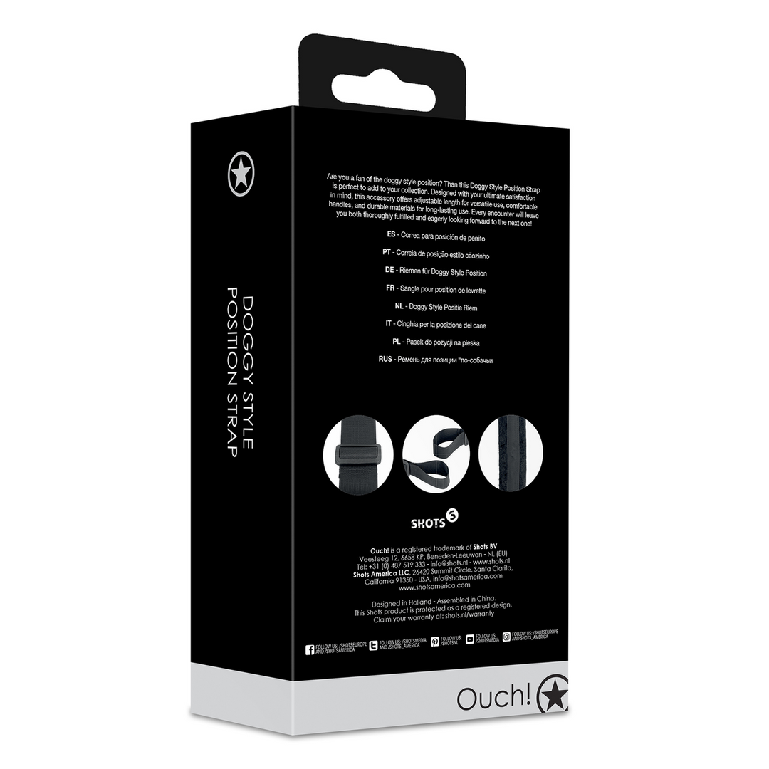 Doggy Style Position Strap - Zwart - Afbeelding 3
