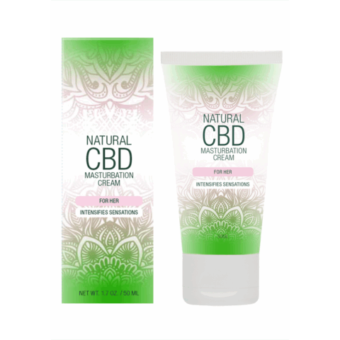 Natuurlijke CBD - Masturbatiecrème voor Haar - 2 fl oz / 50 ml