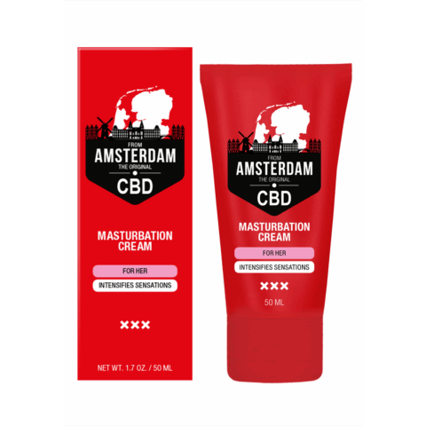 Originele CBD uit Amsterdam - Masturbatiecrème voor Haar - 2 fl oz / 50 ml