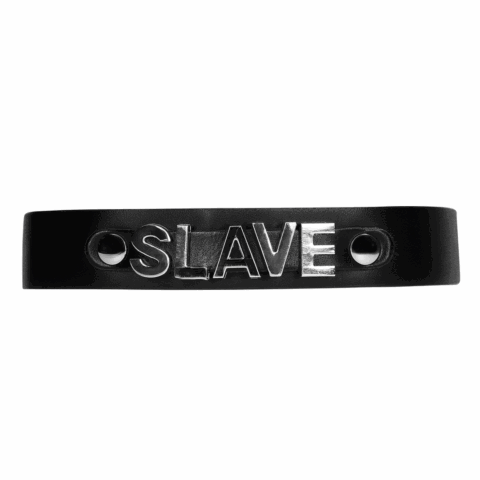 Slave-halsband - Zwart