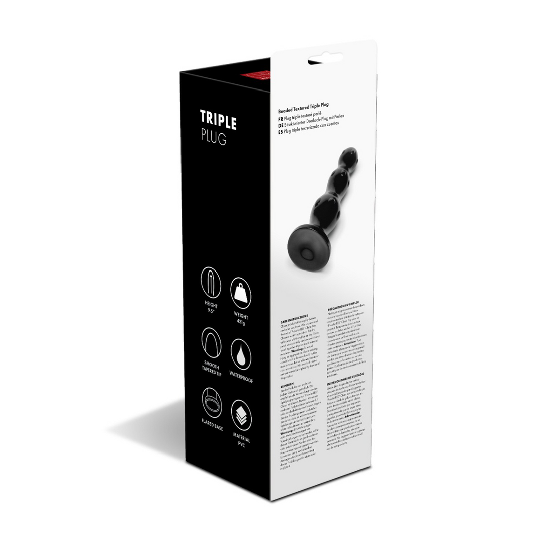 Driepuntsstekker - Zwart - Afbeelding 3