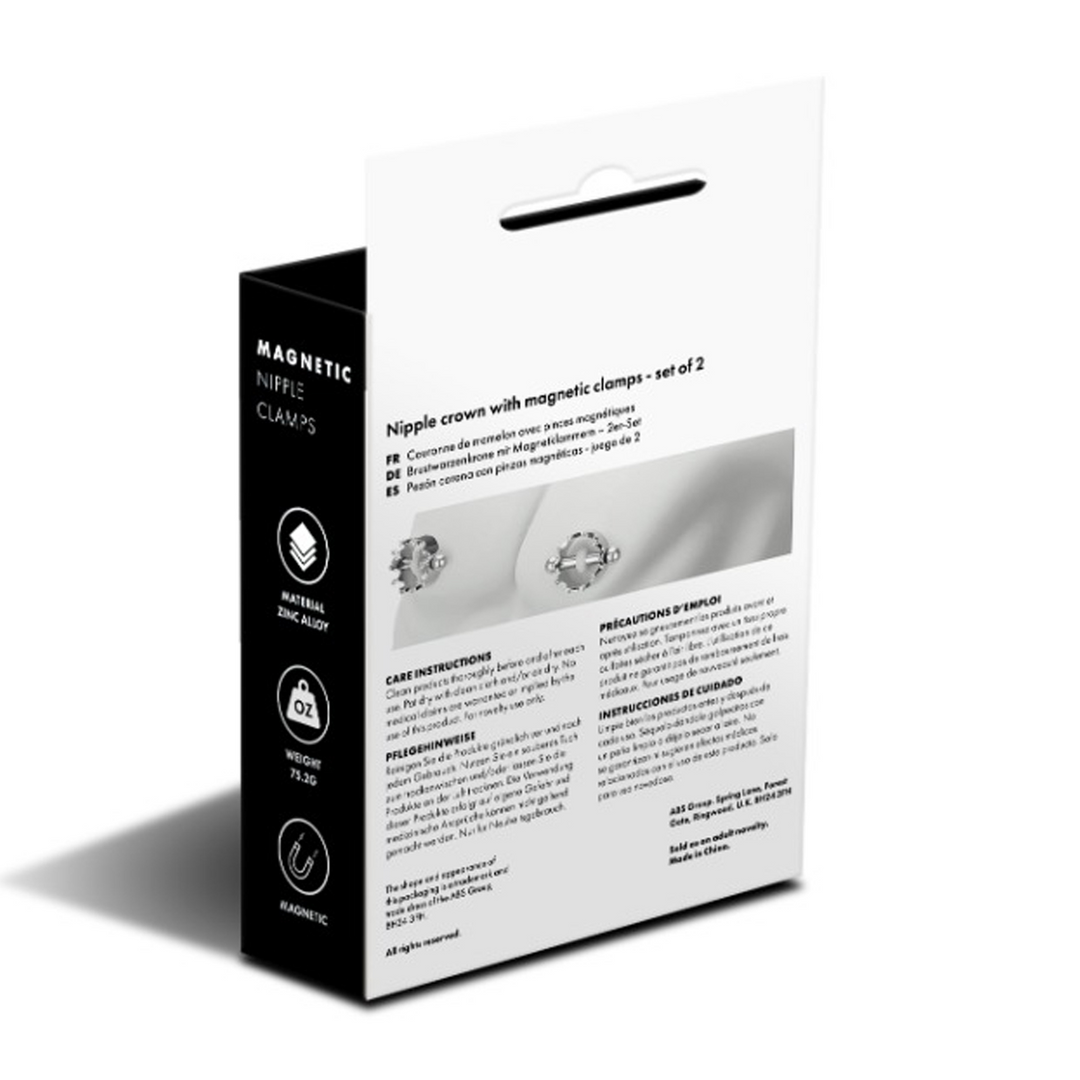 Magnetische Tepelkroon Klemmen - Zilver - Afbeelding 3