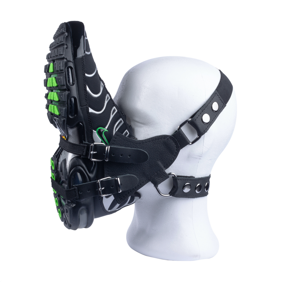 Sniff My Sneaker - Leren Masker - Zwart - Afbeelding 3