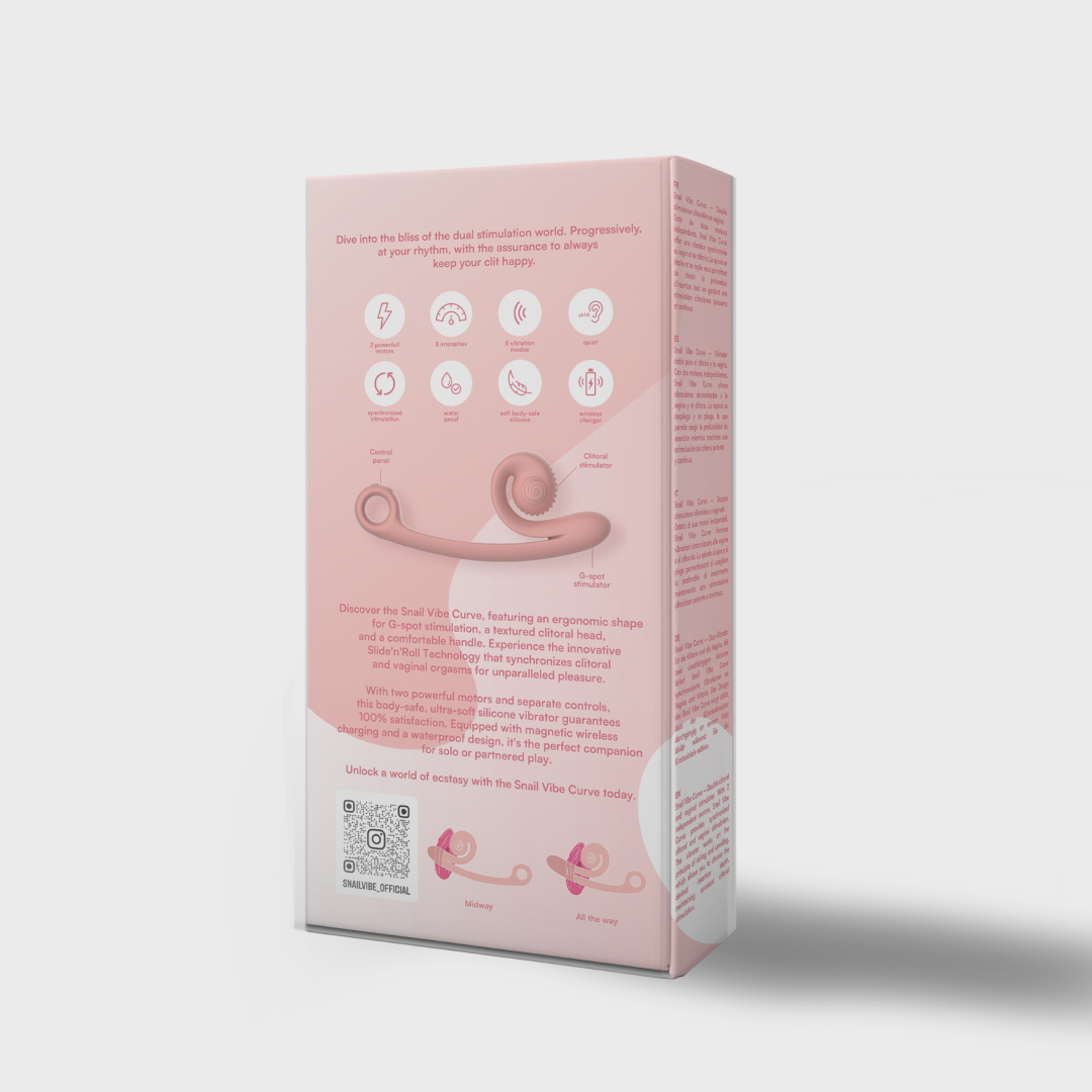 CURVE - Dual Stimulator - Peachy Pink - Afbeelding 3