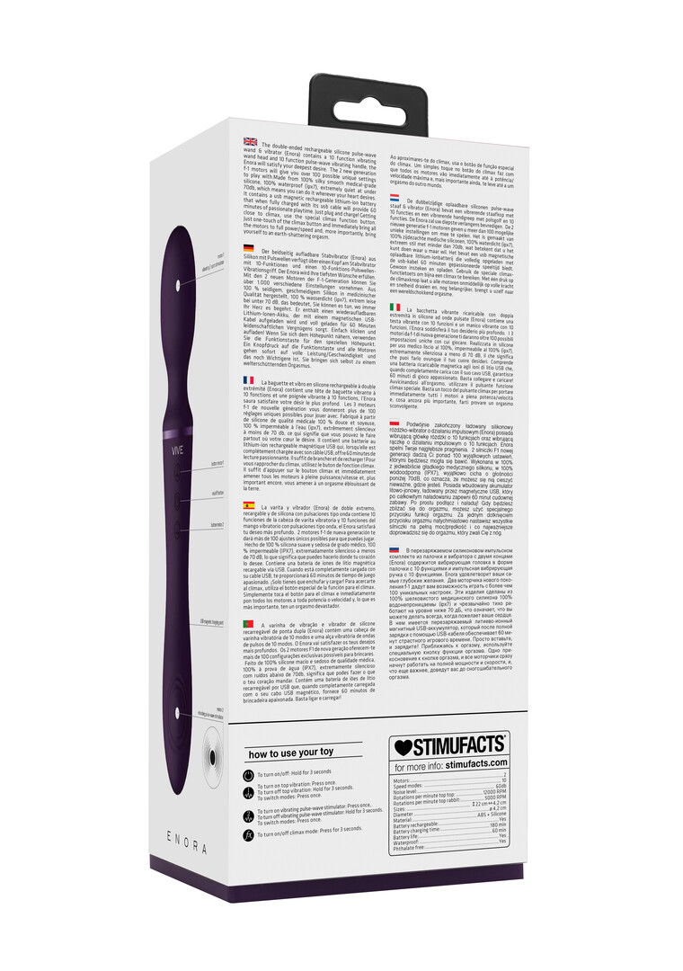 Enora - Wand Vibrator - Paars - Afbeelding 3