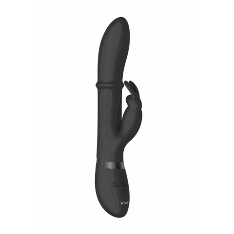 Halo - Ring Rabbit Vibrator - Zwart