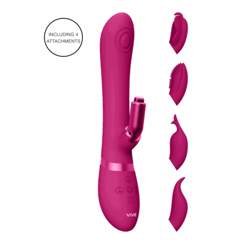 Etsu - Pulse Wave G-Spot Rabbit  Clitoral Stimulator - Roze