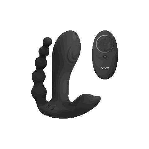 Kata - Pulse Wave  Vibrerende Dubbele Penetratie Vibrator - Zwart