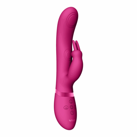 Mei - Dual Pulse-Wave  Vibrating C-spot  G-Spot Rabbit - Roze