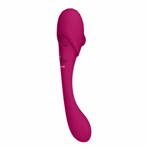 Mirai - Dubbelzijdige Pulse Wave  Air Wave Buigbare Vibrator