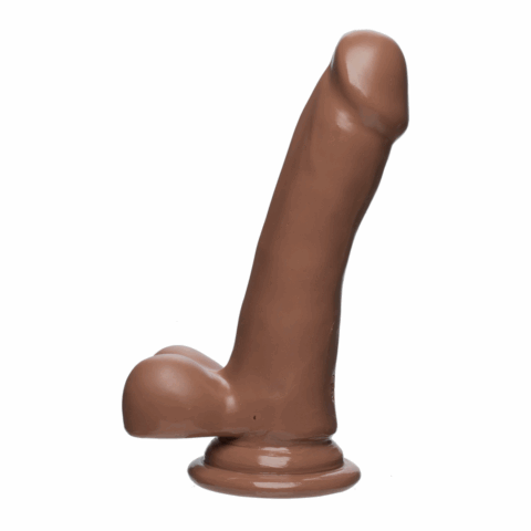 Slim D - Realistic FIRMSKYN Dildo met Ballen - 6 / 15 cm