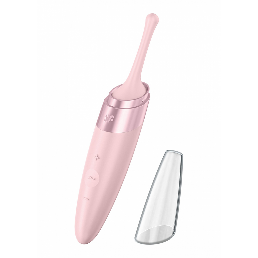 Draaiende Verwennerij - Tip Vibrator - Oud Roze - Afbeelding 3