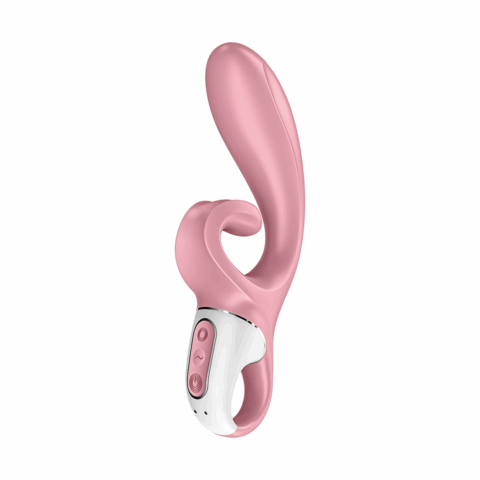 Hug Me - Rabbit Vibrator met Tongue Tip voor Clitoris Stimulatie - Roze