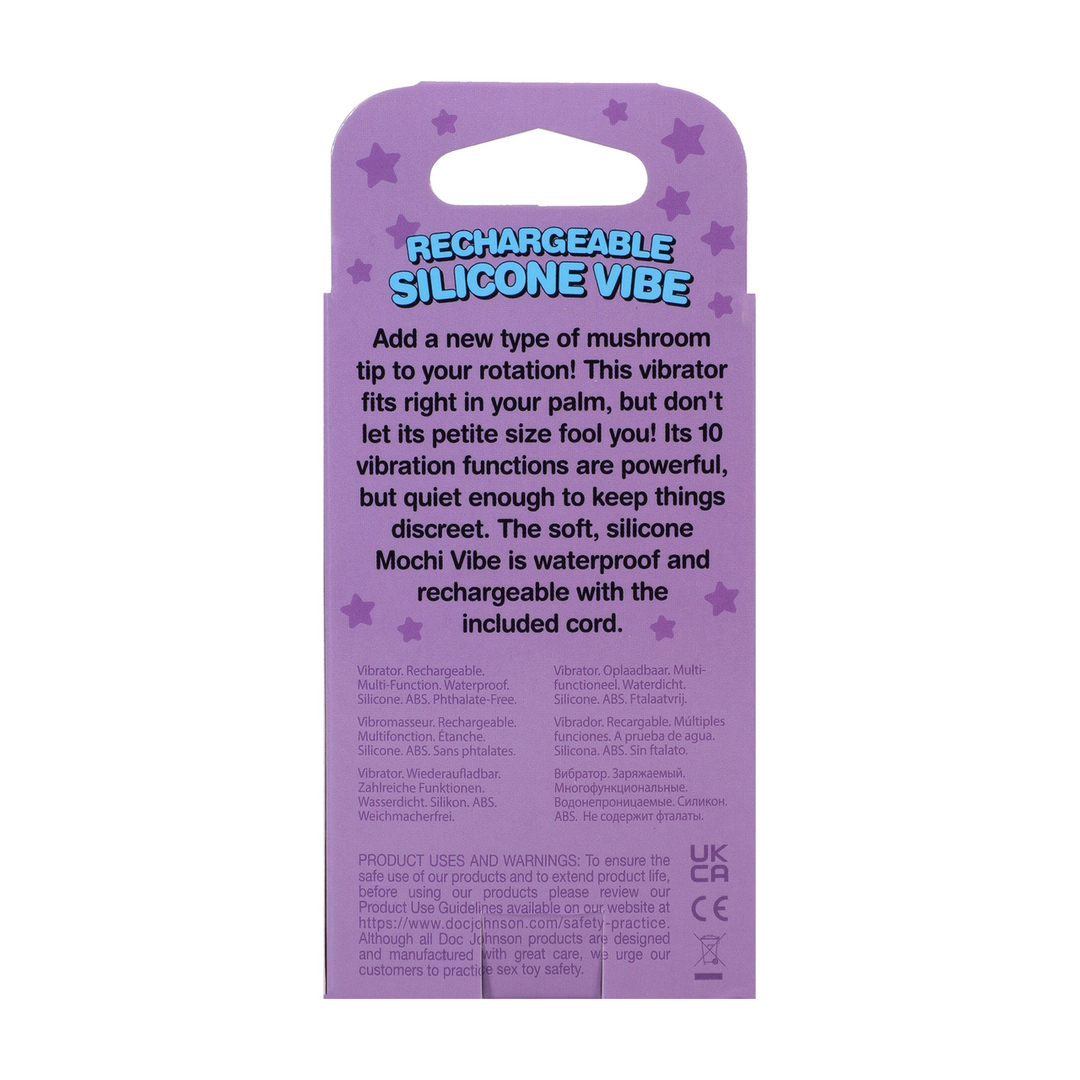 Paddenstoel Vibe - Oplaadbare Siliconen Vibrator - Perzik - Afbeelding 3