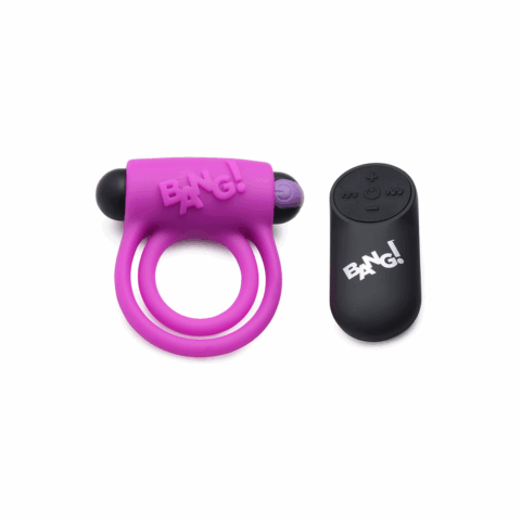 Silicone Cockring en Bullet met Afstandsbediening