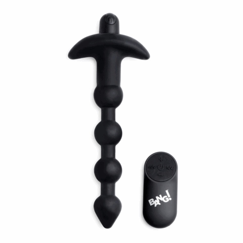 Vibrerende Silicone Anale Ballen en Afstandsbediening