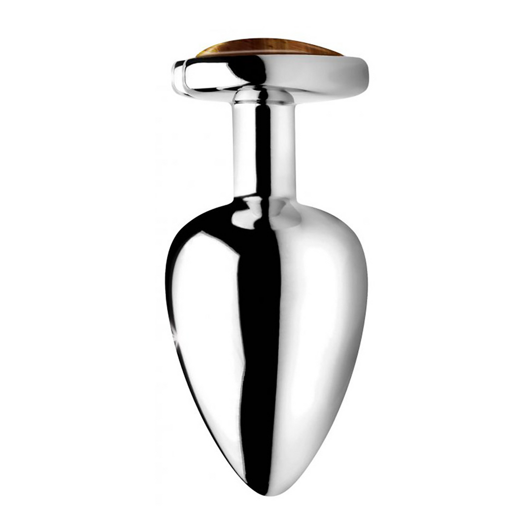 Tiger Eye Hart - Butt Plug - Groot - Afbeelding 3