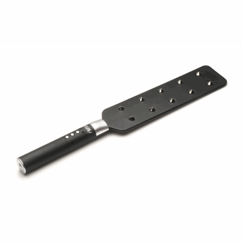 E-Stim Spiked Paddle - Zwart