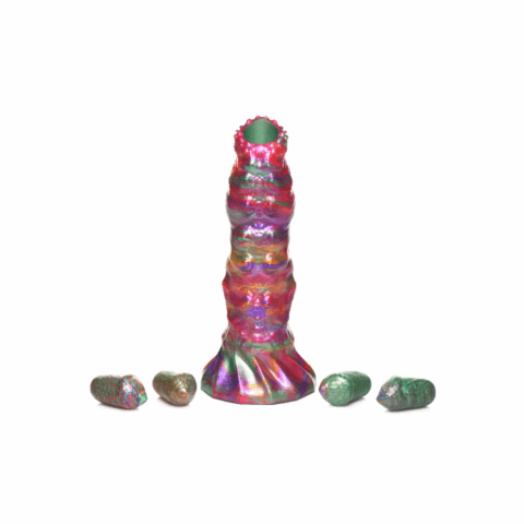 Larva - Siliconen Ovipositor Dildo met Eieren