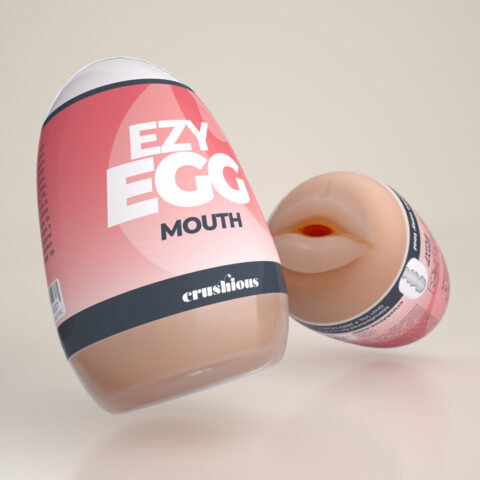 Ezy Egg - Masturbator Ei - Mond - Rood
