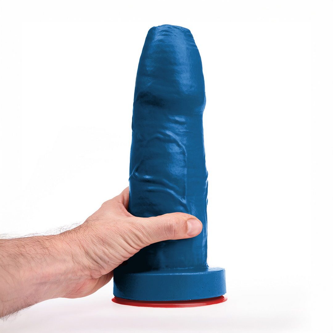 Magni XL - Realistische Dildo - 9,7 / 24,5 cm - Blauw - Afbeelding 3
