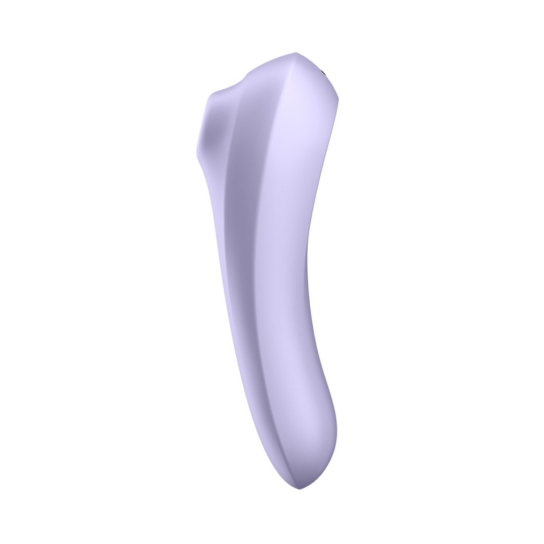 Dual Pleasure - Air Pulse Vibrator - Mauve - Afbeelding 3