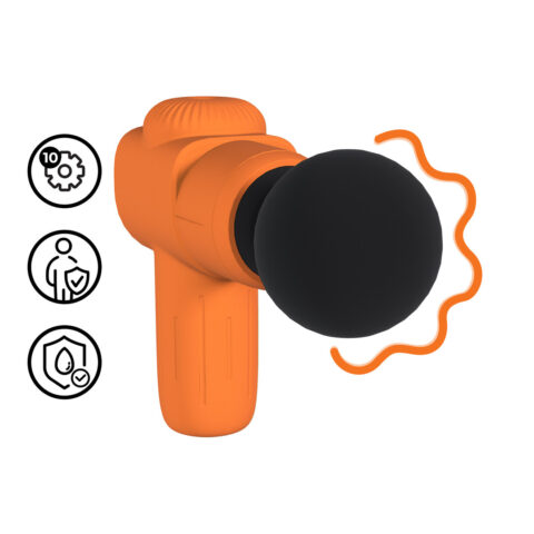 Mini Oplaadbare Microboost Massager - Oranje