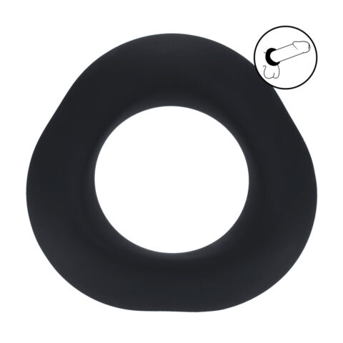 Ergo Liquid Silicone Cockring - Zwart