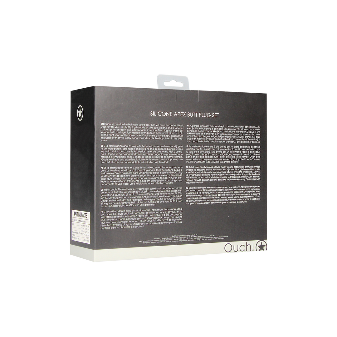 Apex - Butt Plug Set - Afbeelding 3