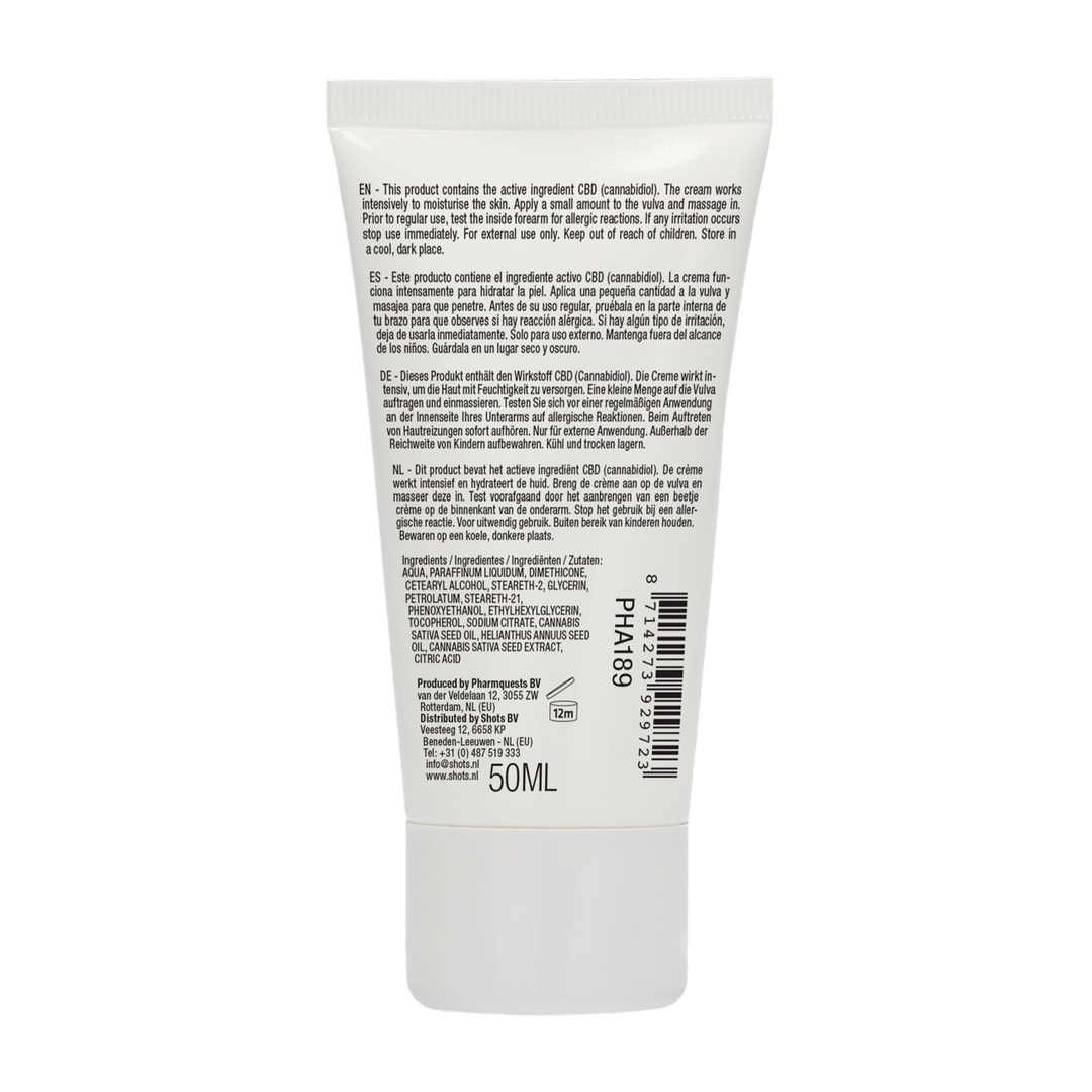 Natuurlijke CBD - Masturbatiecrème voor Haar - 2 fl oz / 50 ml - Afbeelding 3