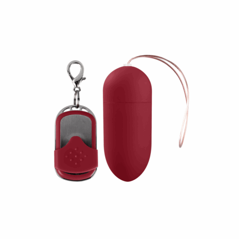 Vibrerende Ei met 10 Snelheden en Afstandsbediening - L - Rood